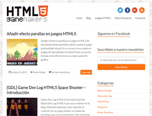 Tablet Screenshot of html5gamemakers.com